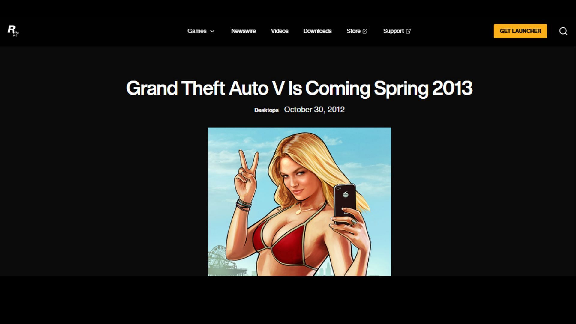How many times was GTA 5 delayed: Originally planned launch window (Image via Rockstar Games)